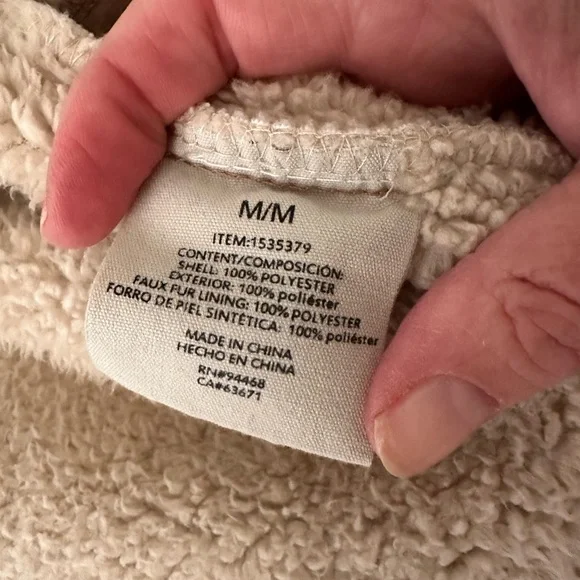 Sage Collective plaid soft flannel fleece lined shacket - Picture 8 of 8